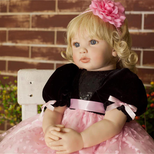 Silicone Baby Doll Realistic Look with Accessories – Soft Vinyl Toy for Kids, Imported China Quality